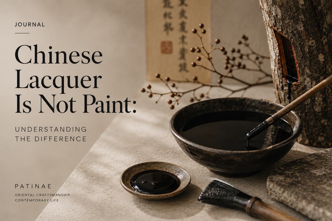 Chinese Lacquer Is Not Paint: Understanding the Difference
