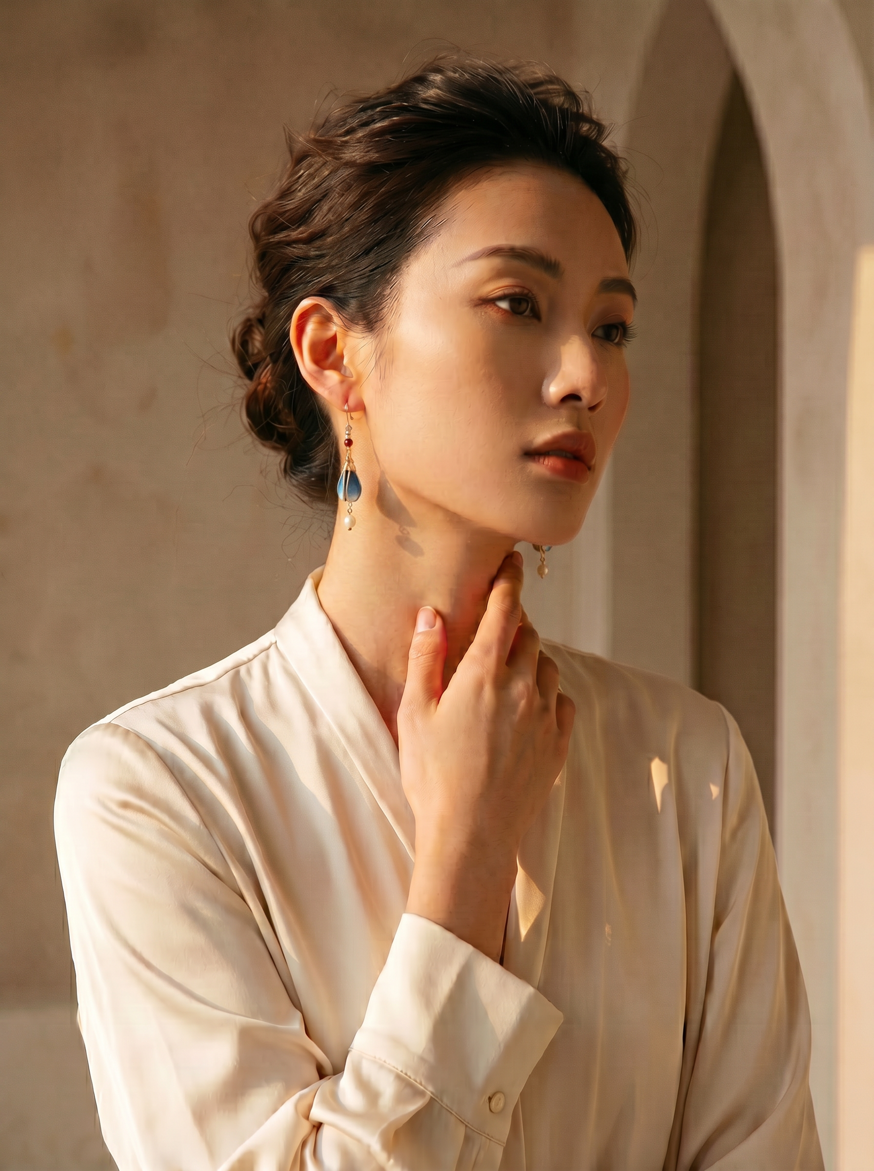 Budding Bloom Ronghua Earrings