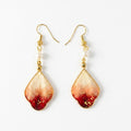 Crimson Petal Ronghua Earrings