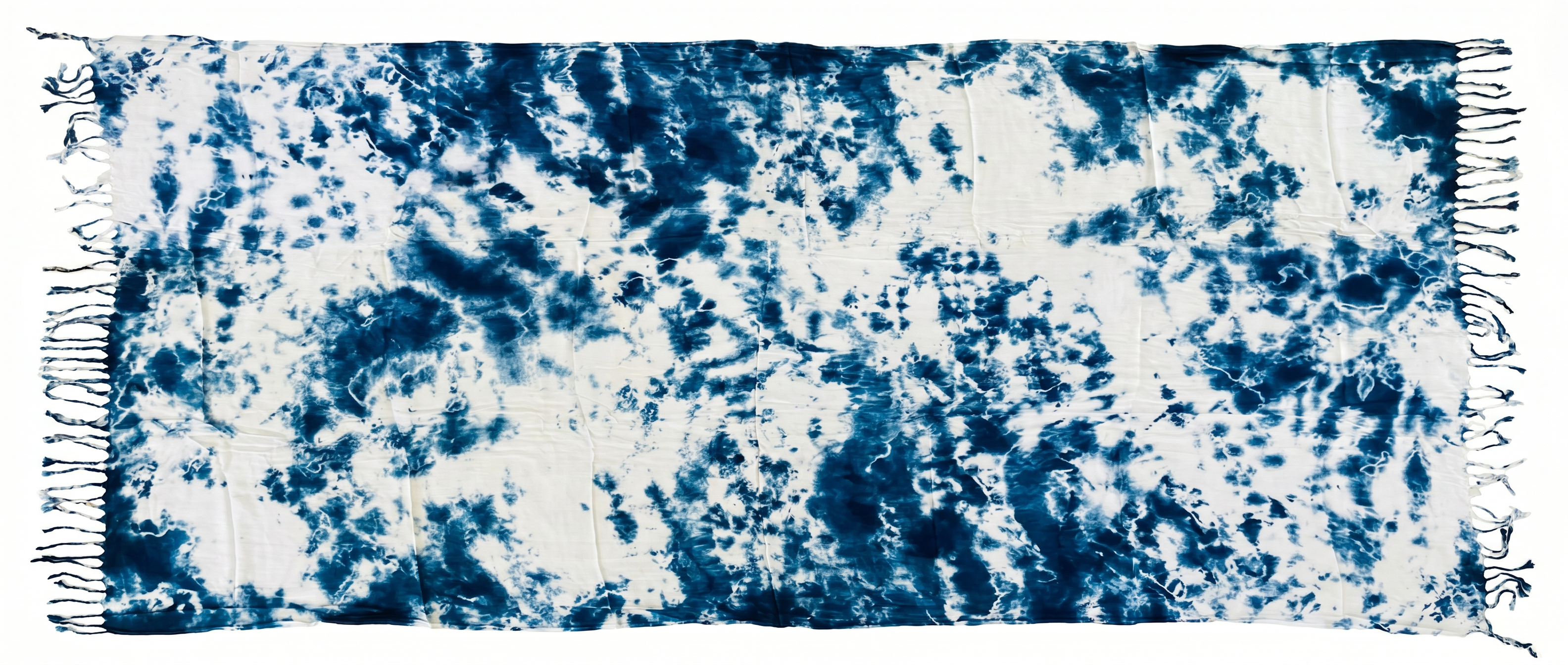 Indigo Tie-Dye Scarf