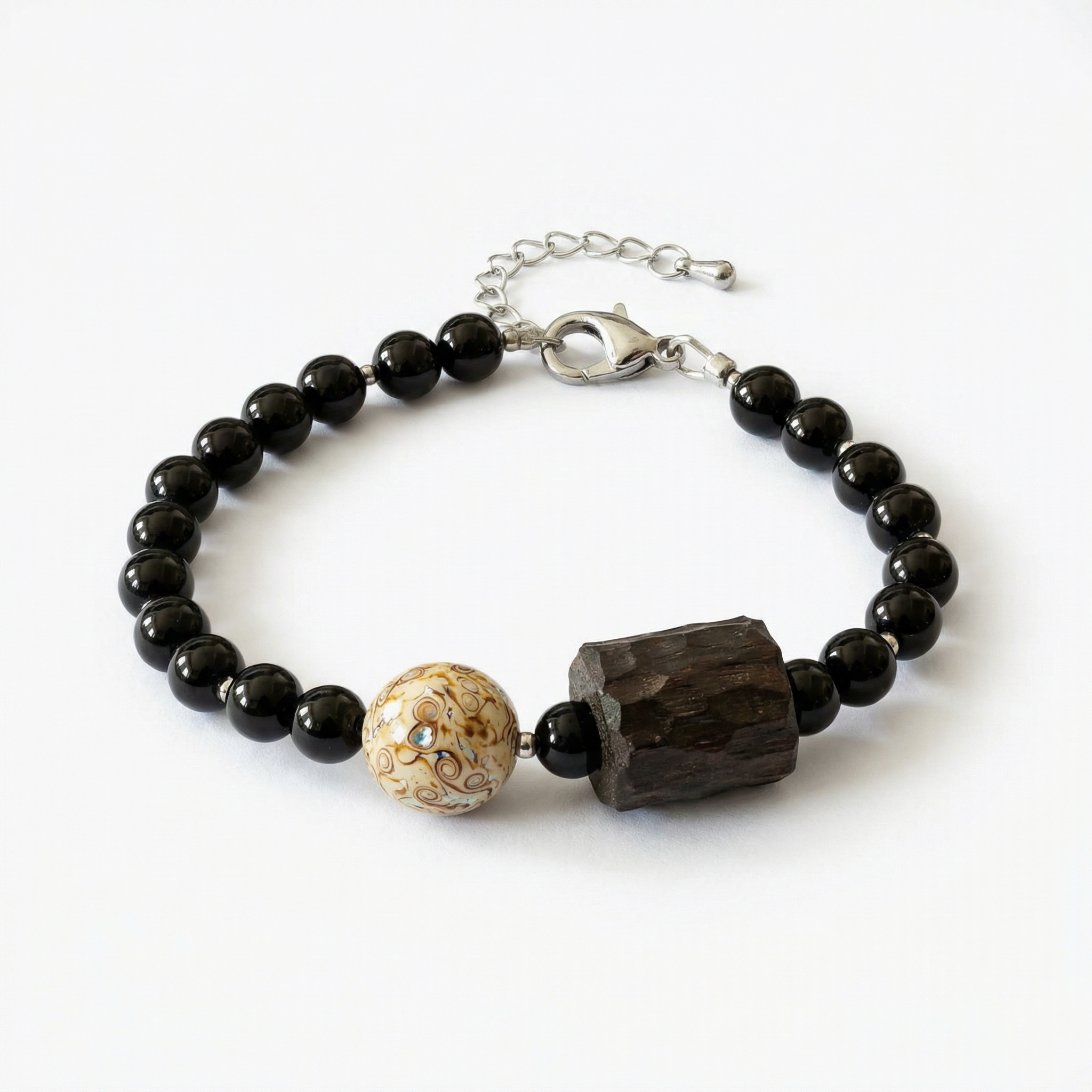 Lacquer Bead Bracelet
